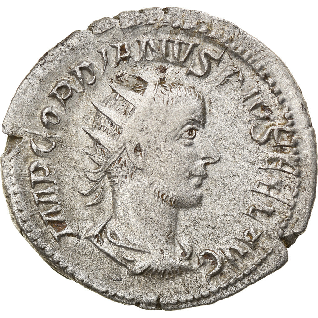 Coin, Gordian III, Antoninianus, 243, Roma, EF(40-45), Billon, RIC:153