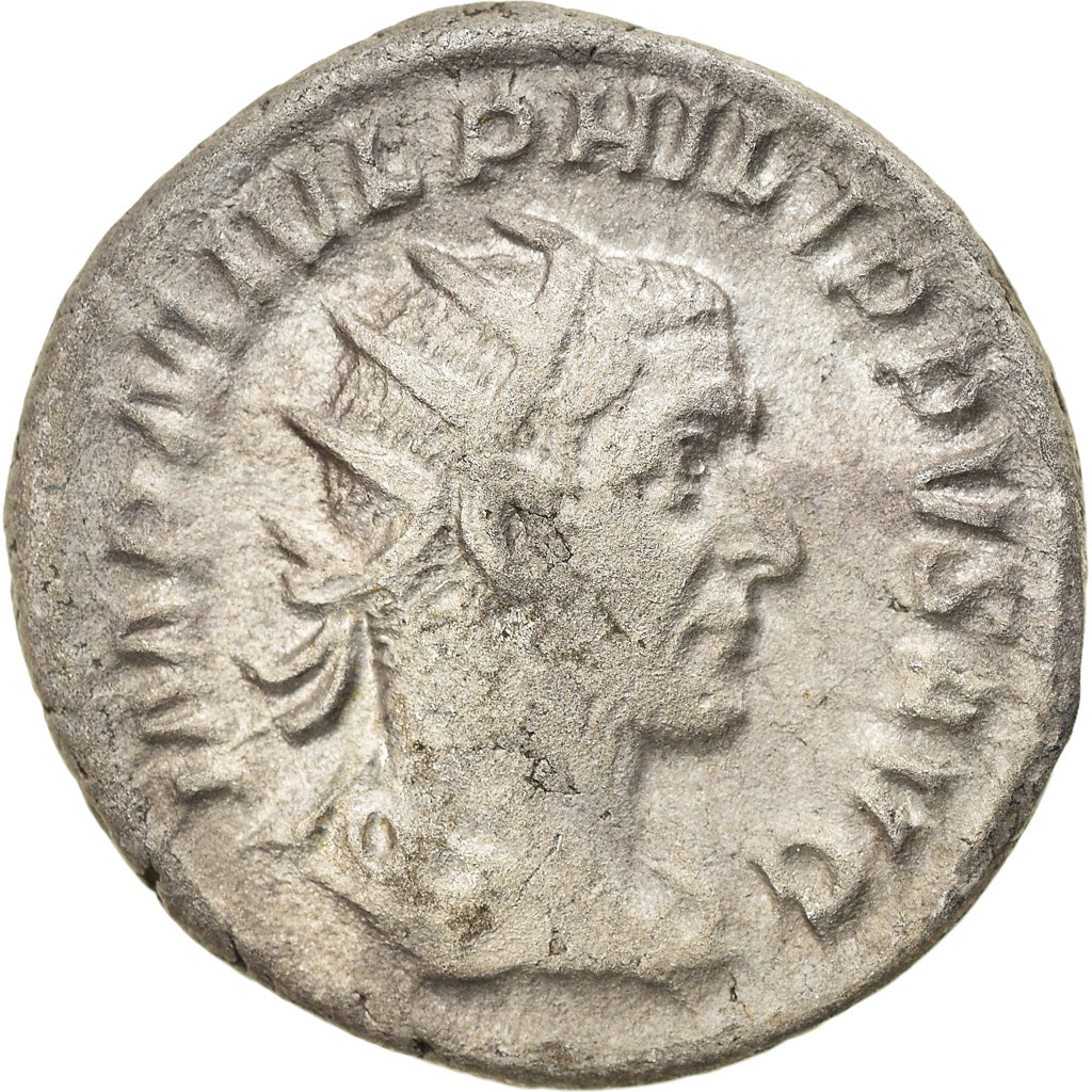 Coin, Philip I, Antoninianus, 244, Roma, EF(40-45), Billon, RIC:46b