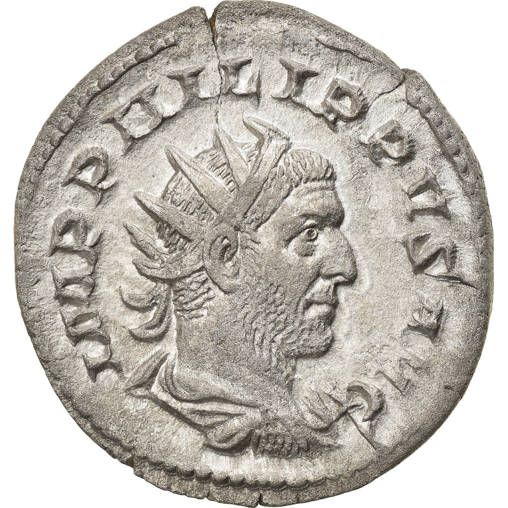Coin, Philip I, Antoninianus, 248, Roma, AU(50-53), Billon, RIC:15