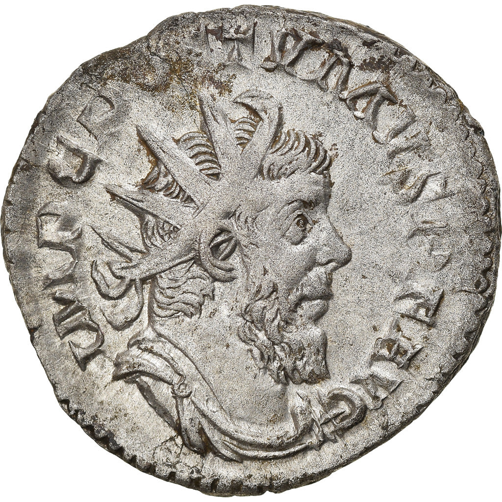 Coin, Postumus, Antoninianus, 260-261, Trier, AU(50-53), Billon, RIC:54