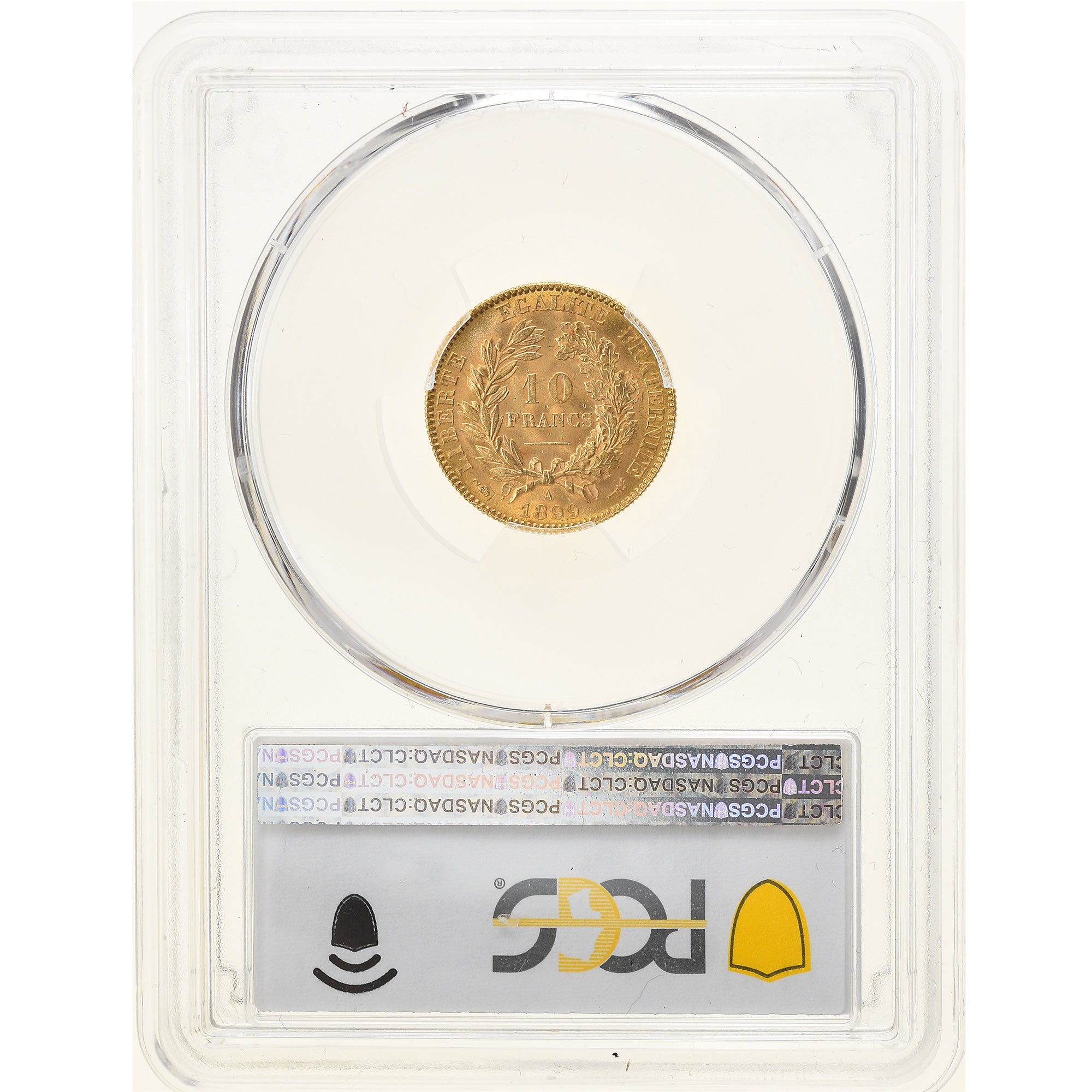 Coin, France, Cérès, 10 Francs, 1899, Paris, PCGS, MS64, MS(64), Gold, KM:830