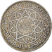 Coin, Morocco, Mohammed V, 20 Francs, AH 1347/1928, Paris, EF(40-45), Silver