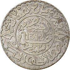Coin, Morocco, Moulay al-Hasan I, 2-1/2 Dirhams, AH 1312/1894, Paris, EF(40-45)