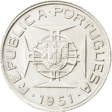 TIMOR, 50 Avos, 1951, Lisbon, KM #7, AU(55-58), Silver, 20.5, 3.51