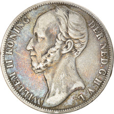 Coin, Netherlands, William II, Gulden, 1847, Utrecht, VF(30-35), Silver, KM:66