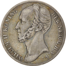 Coin, Netherlands, William II, Gulden, 1848, Utrecht, VF(30-35), Silver, KM:66