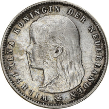 Monnaie, Pays-Bas, Wilhelmina I, 25 Cents, 1894, Utrecht, TB+, Argent, KM:115