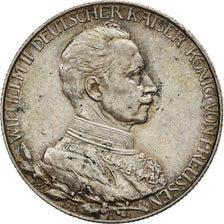 Coin, German States, PRUSSIA, Wilhelm II, 2 Mark, 1913, Berlin, AU(50-53)