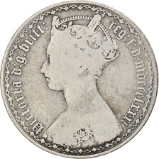 Moneta, Gran Bretagna, Victoria, Florin, Two Shillings, 1881, London, B+