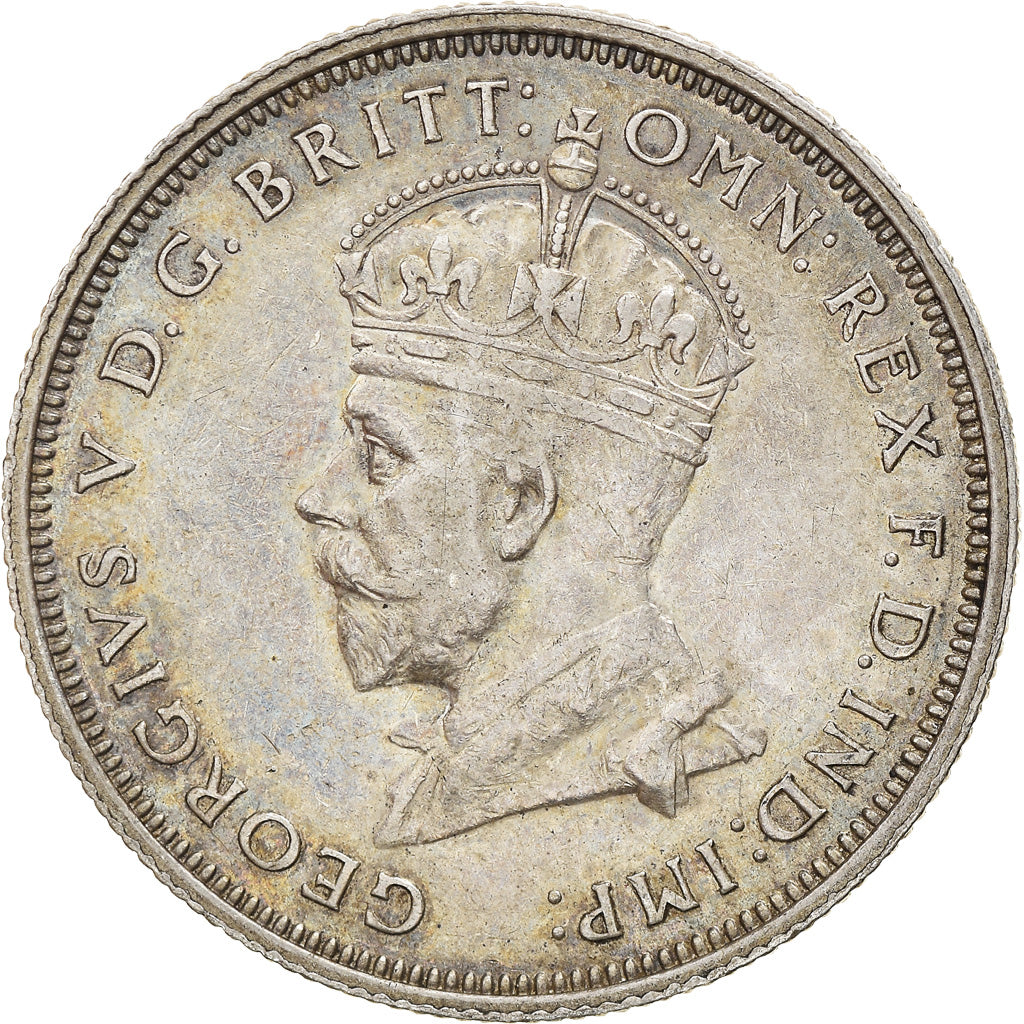 Coin, Australia, George V, Florin, 1927, Melbourne, EF(40-45), Silver, KM:31