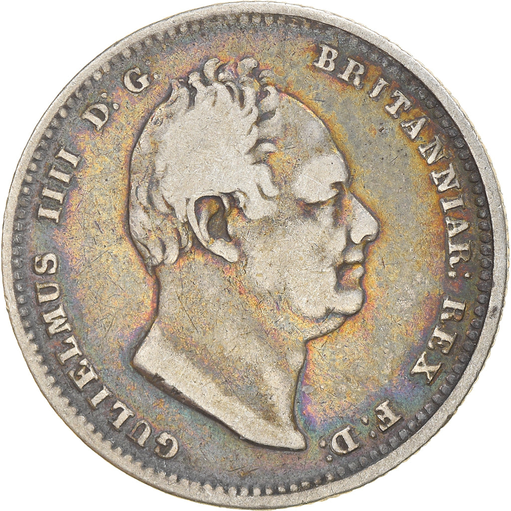 Coin, Great Britain, William IV, Shilling, 1834, VF(20-25), Silver, KM:713