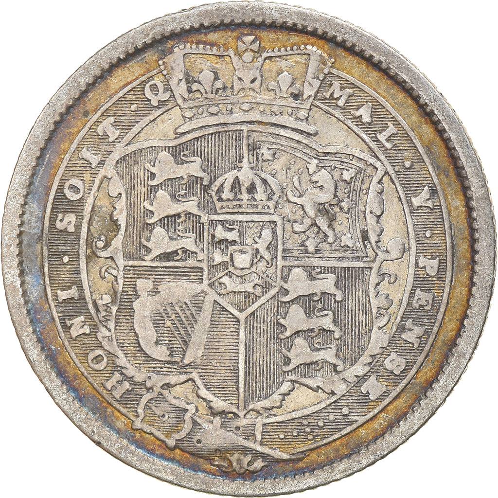 Coin, Great Britain, George III, Shilling, 1820, VF(30-35), Silver, KM:666