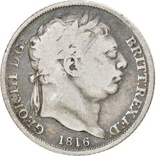 Coin, Great Britain, George III, 6 Pence, 1816, VF(20-25), Silver, KM:665