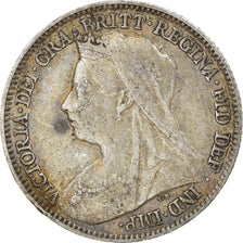 Coin, Great Britain, Victoria, 6 Pence, 1894, VF(30-35), Silver, KM:779