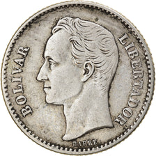 Coin, Venezuela, Gram 5, Bolivar, 1936, VF(30-35), Silver, KM:22