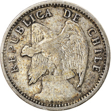 Coin, Chile, 10 Centavos, 1896, VF(30-35), Silver, KM:156.1