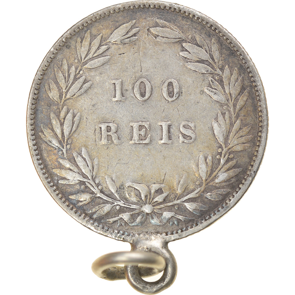 Coin, Portugal, Luiz I, 100 Reis, 1879, VF(30-35), Silver, KM:510