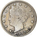 Coin, United States, Liberty Nickel, 5 Cents, 1908, U.S. Mint, Philadelphia