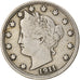 Moneta, USA, 5 Cents, 1911, Philadelphia, VF(30-35), Miedź-Nikiel