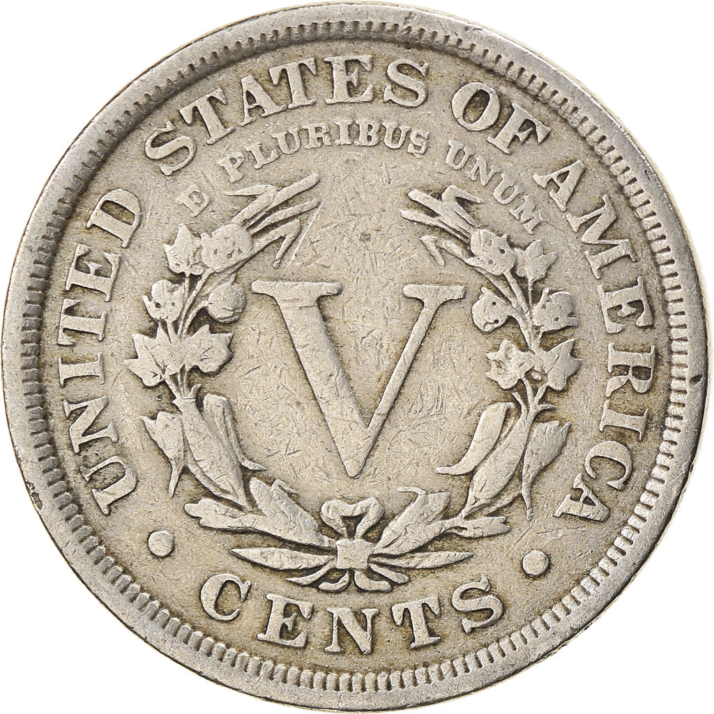 Moneta, USA, 5 Cents, 1911, Philadelphia, VF(30-35), Miedź-Nikiel