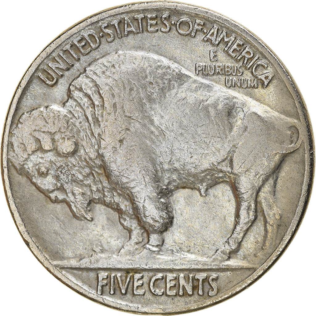 Monnaie, États-Unis, Buffalo Nickel, 5 Cents, 1937, U.S. Mint, Philadelphie