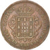 Coin, MADEIRA ISLANDS, Maria II, 10 Reis, X Reis, 1852, EF(40-45), Copper, KM:2