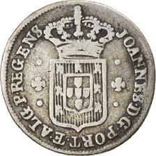 Moneda, Portugal, João VI, 60 Reis, 3 Vintens, Porto, BC+, Plata, KM:312