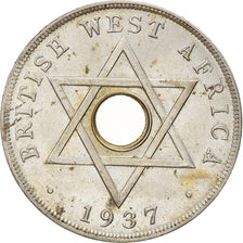 Moeda, ÁFRICA OCIDENTAL BRITÂNICA, George VI, Penny, 1937, King's Norton
