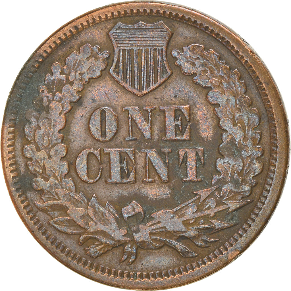 Coin, United States, Indian Head Cent, Cent, 1865, U.S. Mint, Philadelphia