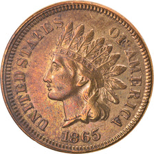 Coin, United States, Indian Head Cent, Cent, 1865, U.S. Mint, Philadelphia