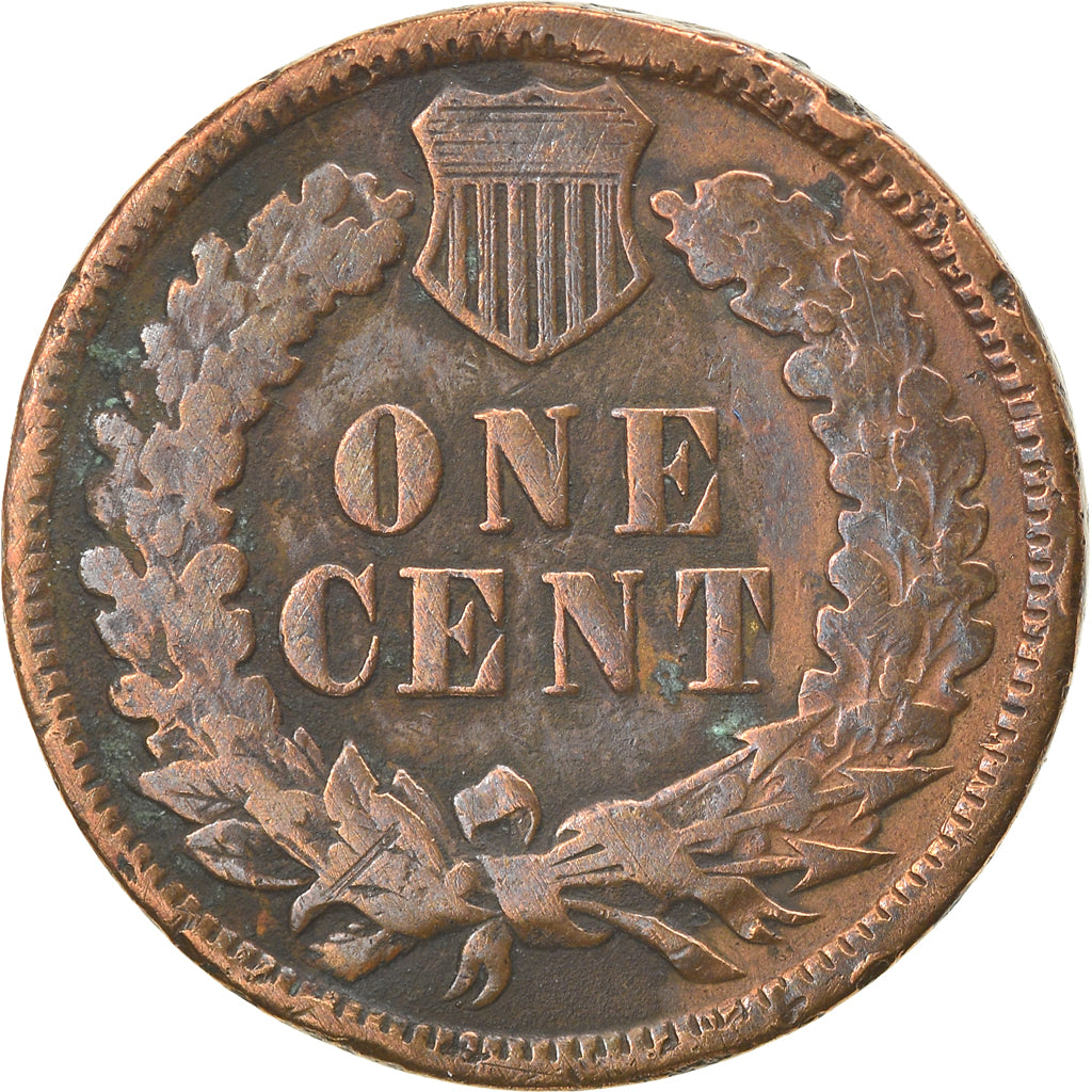 Coin, United States, Indian Head Cent, Cent, 1890, U.S. Mint, Philadelphia