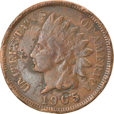 Coin, United States, Indian Head Cent, Cent, 1905, U.S. Mint, Philadelphia