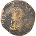 Monnaie, France, Henri III, La Ligue, Double Tournois, Paris, B+, Cuivre