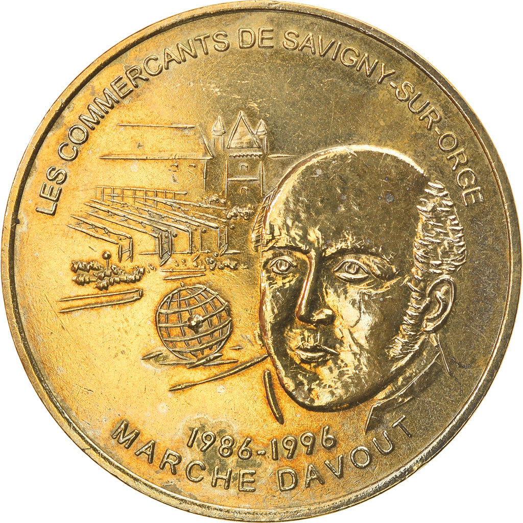France, 1 Euro, Savigny sur Orge, 1996, SUP, Laiton