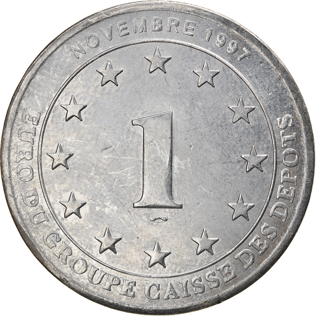 Frankrijk, 1 Euro, Caisse des Dépôts et Consignations, 1997, ZF+, Nickel