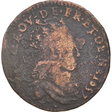 Münze, Frankreich, Louis XIV, Liard de France au buste juvénile, deuxième