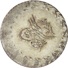TURKEY, 20 Para, 1842, Qustantiniyah, KM #653, AU(55-58), Billon, 1.34