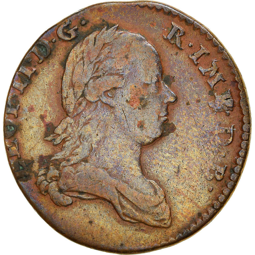 Coin, AUSTRIAN NETHERLANDS, Leopold II, Liard, Oord, 1791, Brussels, VF(30-35)