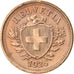 Moneta, Svizzera, Rappen, 1926, Bern, BB, Bronzo, KM:3.2