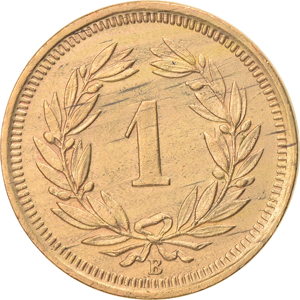 Moneta, Svizzera, Rappen, 1929, Bern, SPL-, Bronzo, KM:3.2