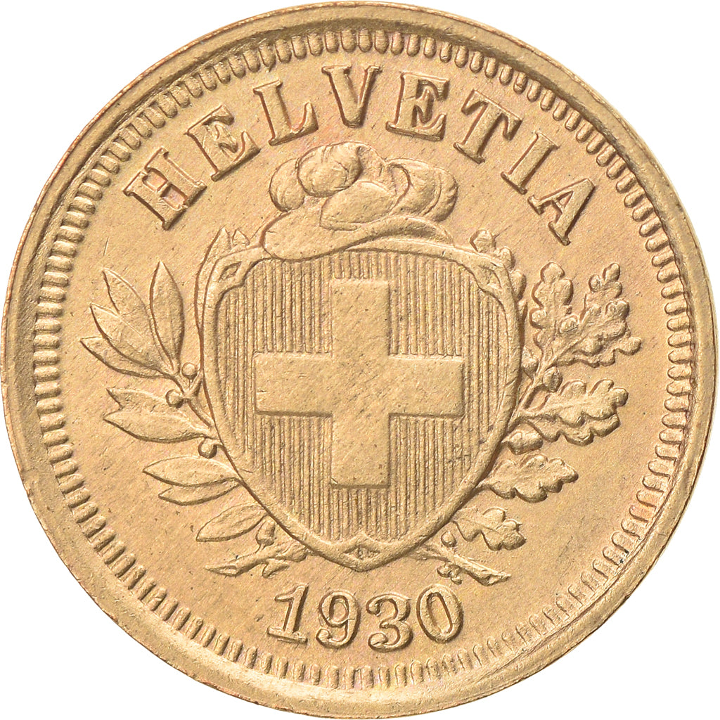 Monnaie, Suisse, Rappen, 1930, Bern, TTB+, Bronze, KM:3.2