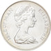 Coin, Isle of Man, Elizabeth II, 25 Pence, 1975, Pobjoy Mint, MS(63), Silver