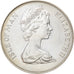 Coin, Isle of Man, Elizabeth II, 25 Pence, 1975, Pobjoy Mint, MS(63), Silver