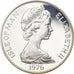 Coin, Isle of Man, Elizabeth II, Crown, 1976, Pobjoy Mint, MS(65-70), Silver