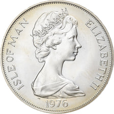 Monnaie, Isle of Man, Elizabeth II, Crown, 1976, Pobjoy Mint, SPL, Argent
