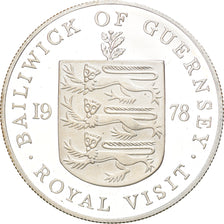 Moneta, Guernsey, Elizabeth II, 25 Pence, 1978, FDC, Argento, KM:32a