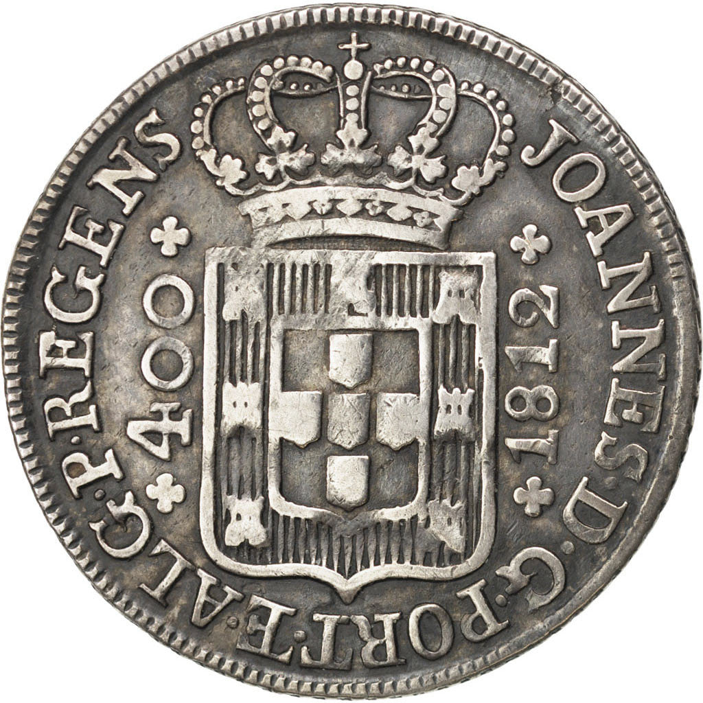 Portugal, Joao Prince Régent, 400 Reis 1812, KM 331