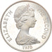 Moeda, Tristão da Cunha, Elizabeth II, Crown, 1978, Pobjoy Mint, MS(63), Prata