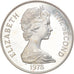 Coin, Tristan Da Cunha, Elizabeth II, Crown, 1978, Pobjoy Mint, MS(63), Silver