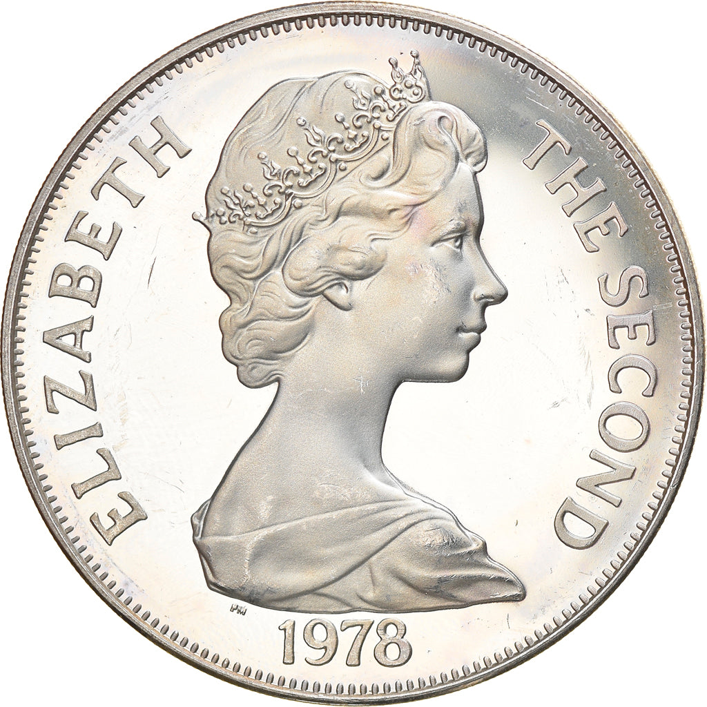 Münze, Tristan Da Cunha, Elizabeth II, Crown, 1978, Pobjoy Mint, STGL, Silber